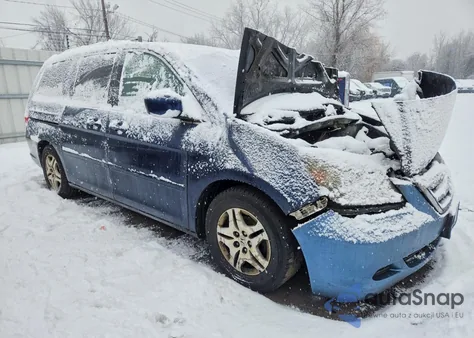 2005 Honda Odyssey Ex из США, поврежденный, VIN 5FNRL384X5B070394